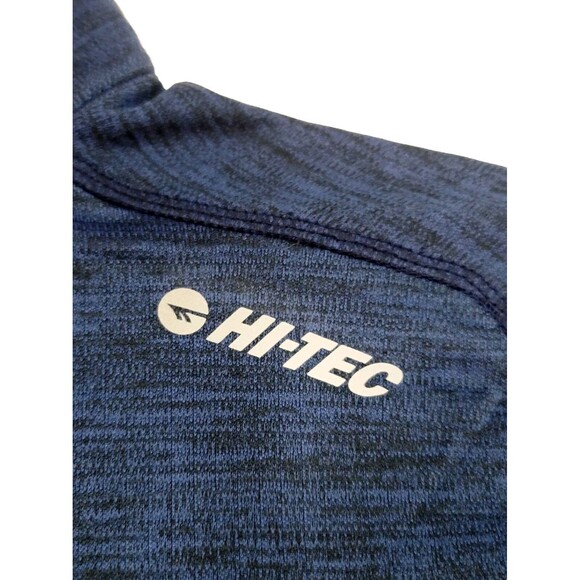 HI-TEC Men's M 1/4 Zip Performance Pullover UPF 50+ Thermo Easy Care Navy NWT - Picture 10 of 12